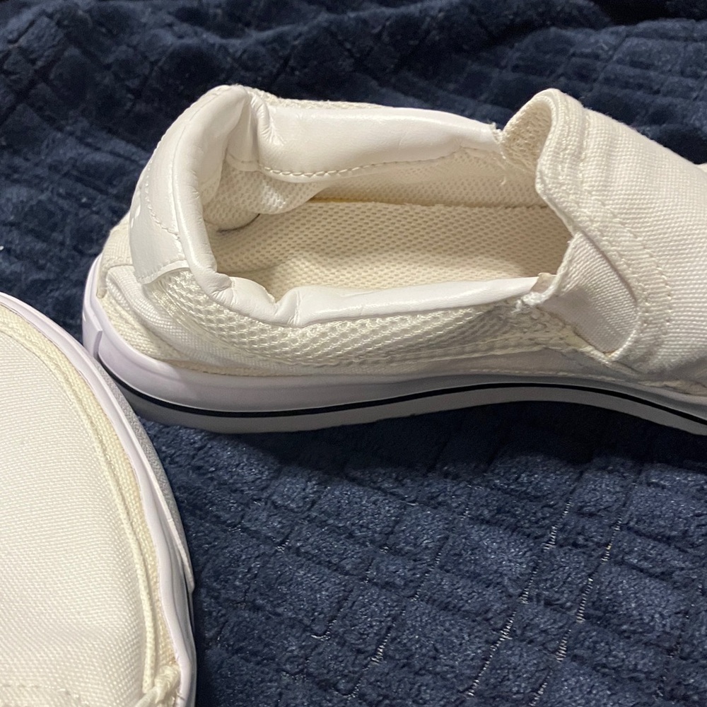 Nike White Canvas Slip-On Shoes Women's Size 8.5 - Picture 6 of 11